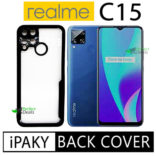 iPaky Shock Proof Back Cover for Realme C15