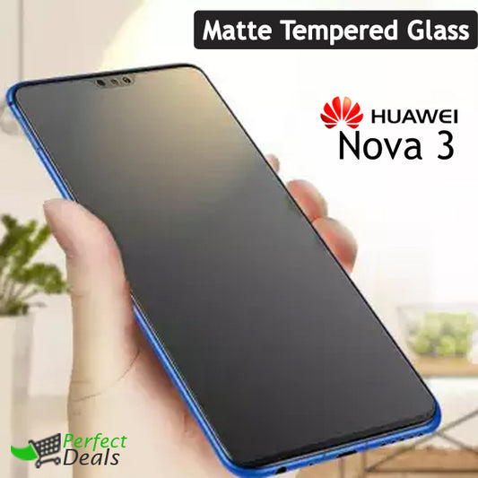 Matte Tempered Glass Screen Protector for Huawei Nova 3