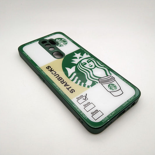Starbucks Full Camera Lens Protective Hard Shel PC Case For OPPO OPPO A9 2020 / A5 2020