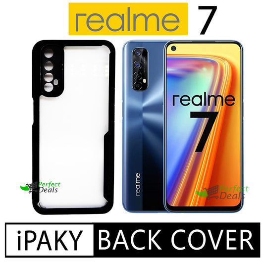 iPaky Shock Proof Back Cover for Realme 7