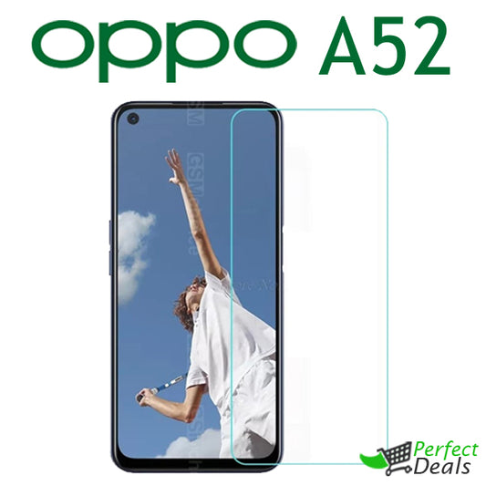 9H Clear Screen Protector Tempered Glass for OPPO A52