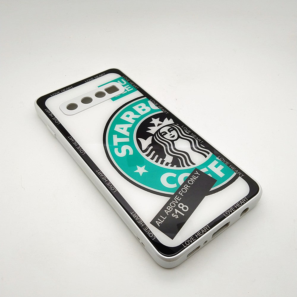 S10 4G Starbucks Series High Quality Perfect Cover Full Lens Protective Transparent TPU Case For Samsung S10 4G