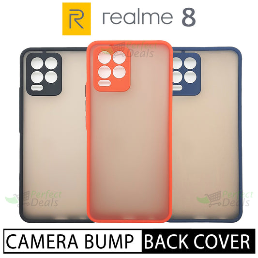 Camera lens Protection Gingle TPU Back cover for Realme 8