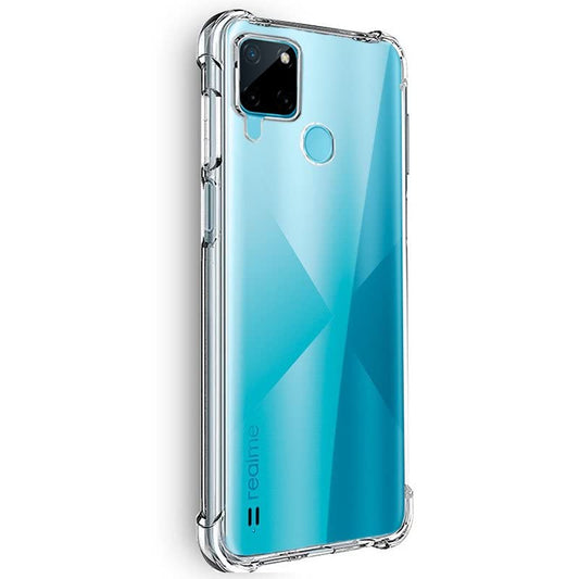AntiShock Clear Back Cover Soft Silicone TPU Bumper case for Realme C25Y