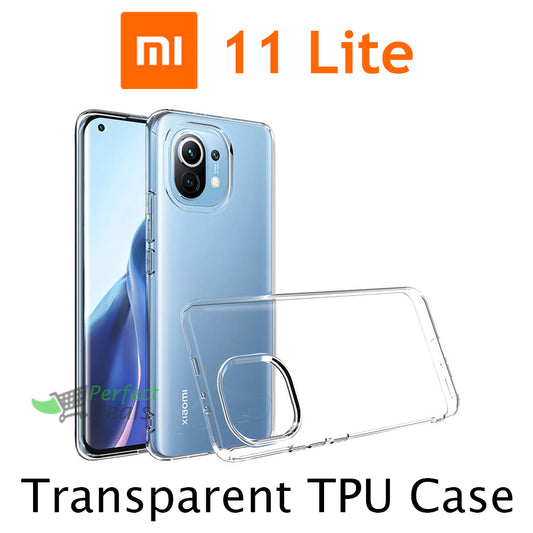 Transparent Clear Slim Case for New Mi 11 Lite