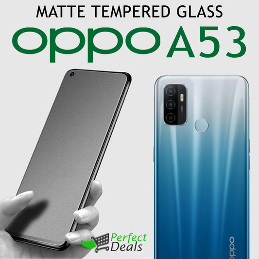 Matte Tempered Glass Screen Protector for OPPO A53