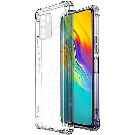AntiShock Clear Back Cover Soft Silicone TPU Bumper case for Infinix Hot 12i