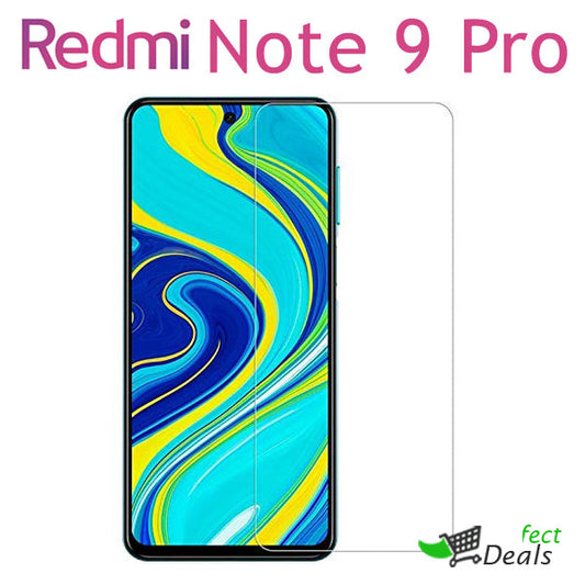 9H Clear Screen Protector Tempered Glass for Redmi Note 9 Pro