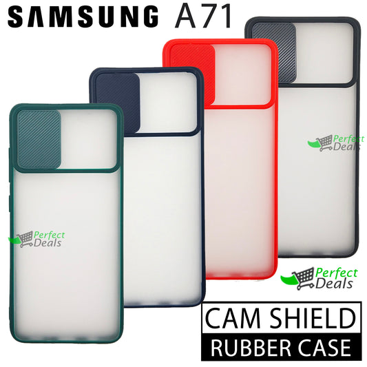 Camera Protection Slide PC+TPU case for Samsung A71
