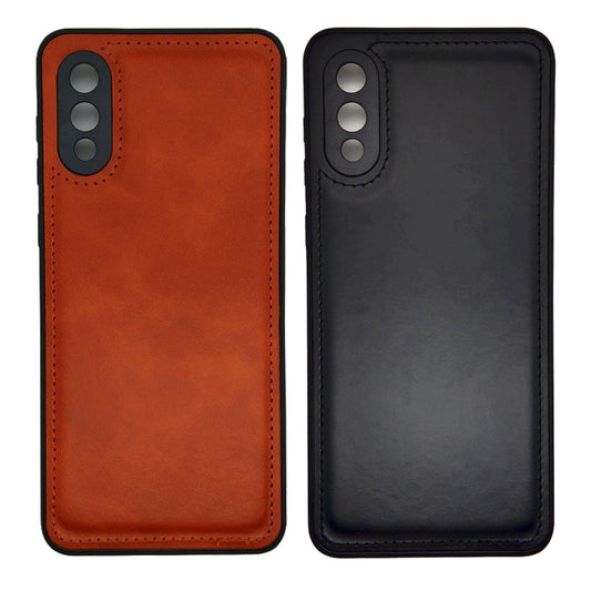 Luxury Leather Case Protection Phone Case Back Cover for Samsung A02/M02