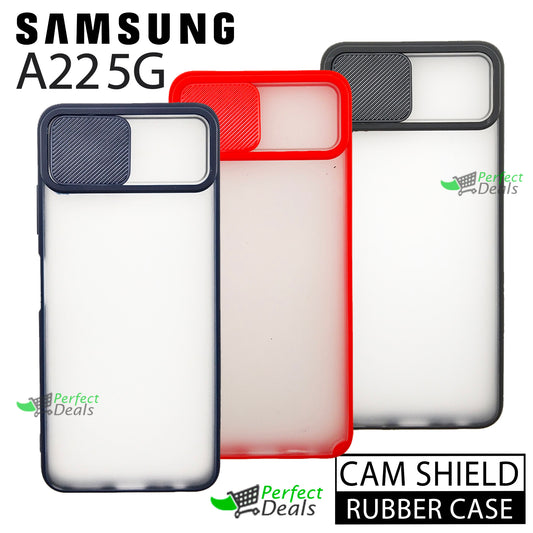 Camera Protection Slide PC+TPU case for Samsung A22 5G