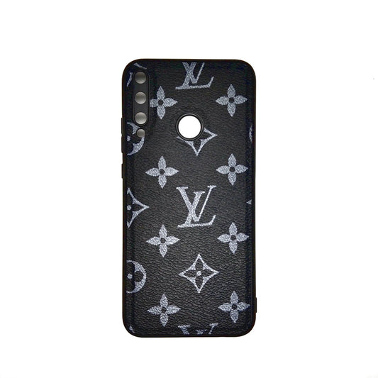 LV Case High Quality Perfect Cover Full Lens Protective Rubber TPU Case For Huawei Y7P Black