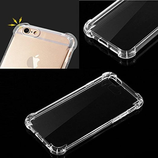 AntiShock Clear Back Cover Soft Silicone TPU Bumper case for apple iPhone 6
