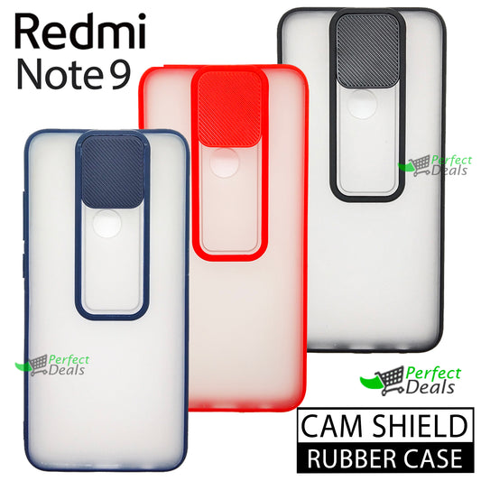 Camera Protection Slide PC+TPU case for New Redmi Note 9