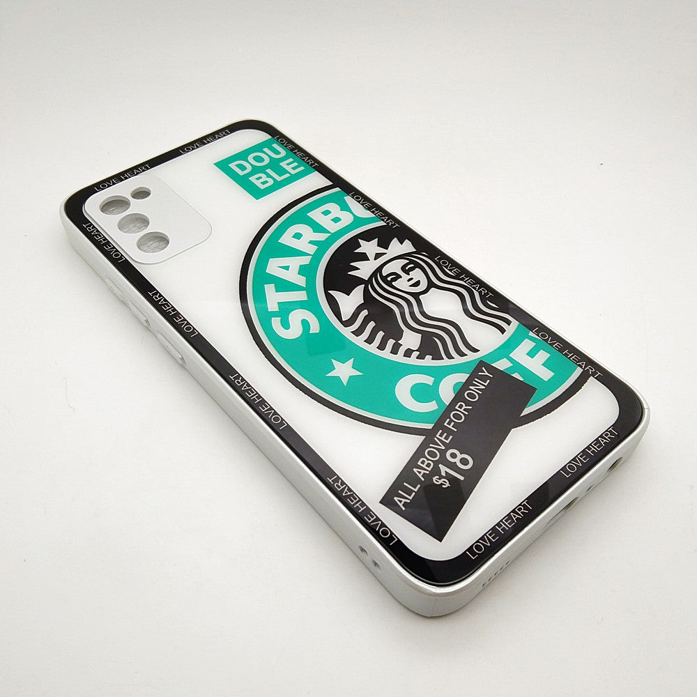 Starbucks Full Camera Lens Protective Hard Shel PC Case For Samsung A02s