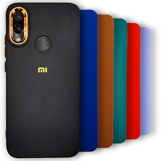 Gold Camera Protection Back Cover for Redmi Note 7