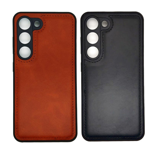 Luxury Leather Case Protection Phone Case Back Cover for Samsung S23