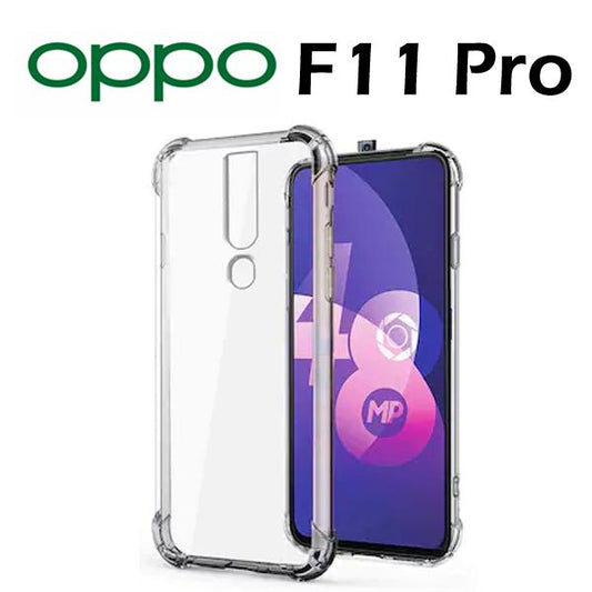 AntiShock Clear Back Cover Soft Silicone TPU Bumper case for OPPO F11 Pro
