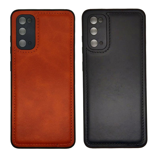 Luxury Leather Case Protection Phone Case Back Cover for Samsung S20