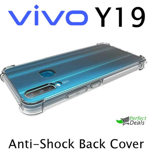 AntiShock Clear Back Cover Soft Silicone TPU Bumper case for Vivo Y19