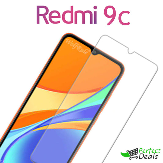 9H Clear Screen Protector Tempered Glass for Redmi 9c