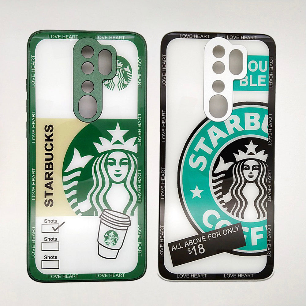 Starbucks Full Camera Lens Protective Hard Shel PC Case For Redmi REDMI NOTE 8 Pro
