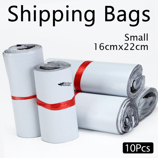 Shipping Bags Poly Mailer Courier Bags White small 16cm x 22cm