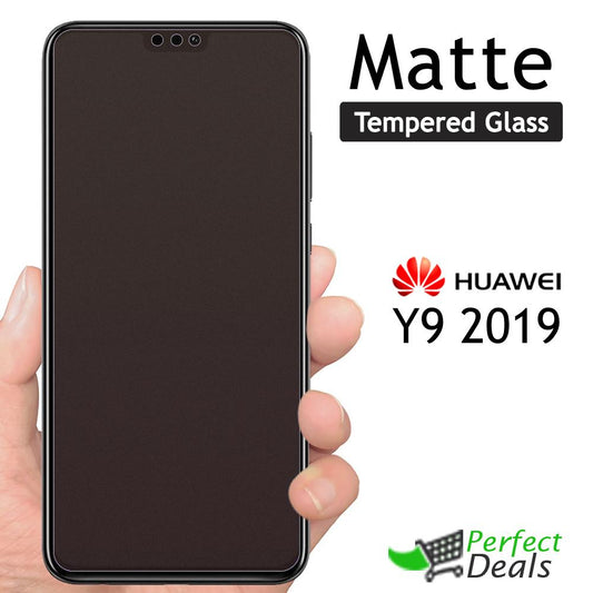 Matte Tempered Glass Screen Protector for Huawei Y9 2019
