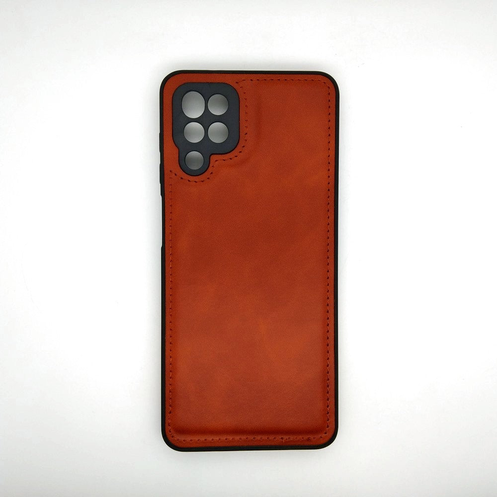 Luxury Leather Case Protection Phone Case Back Cover for Samsung A12