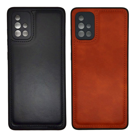 Luxury Leather Case Protection Phone Case Back Cover for Samsung A71 4G