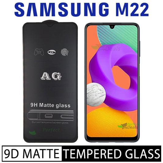 Matte Tempered Glass Screen Protector for Samsung Galaxy M22