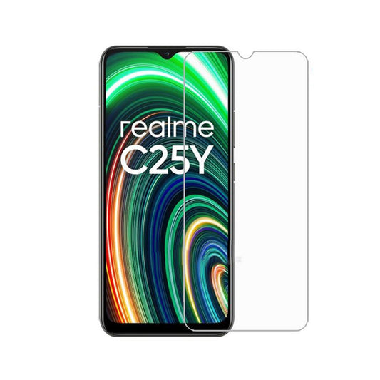 9H Clear Screen Protector Tempered Glass for Realme C25Y