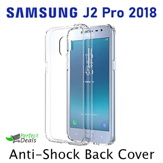 AntiShock Clear Back Cover Soft Silicone TPU Bumper case for Samsung J2 Pro 2018