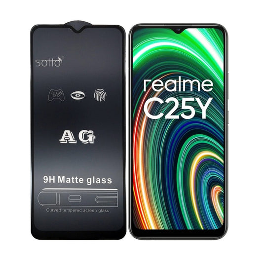 Matte Tempered Glass Screen Protector for Realme C25Y