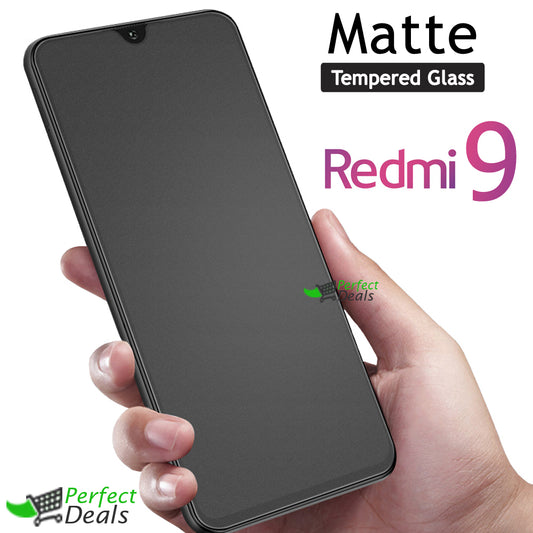 Matte Tempered Glass Screen Protector for Redmi 9