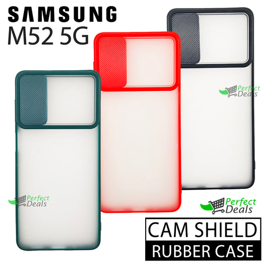 Camera Protection Slide PC+TPU case for Samsung M52 5G