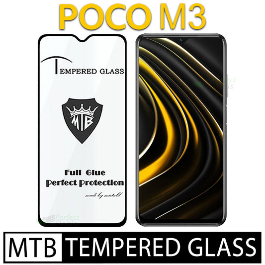MTB Screen Protector Tempered Glass for Mi POCO M3