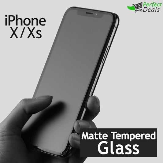 Matte Tempered Glass Screen Protector for apple iPhone X / iPhone Xs