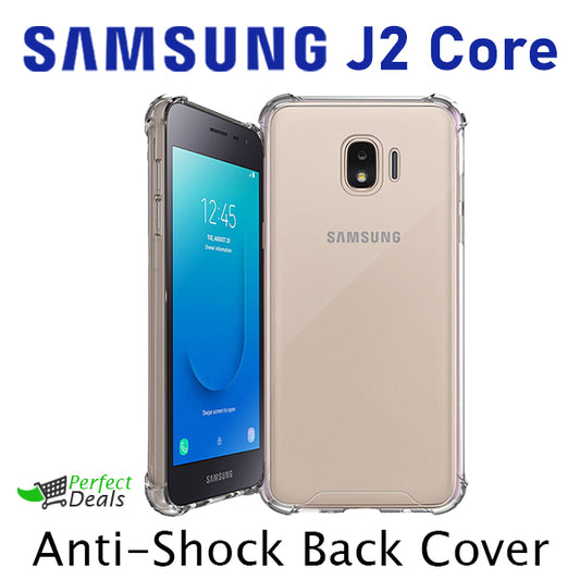 AntiShock Clear Back Cover Soft Silicone TPU Bumper case for Samsung J2 Core