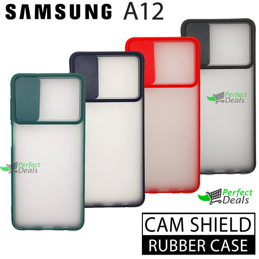 Camera Protection Slide PC+TPU case for Samsung A12