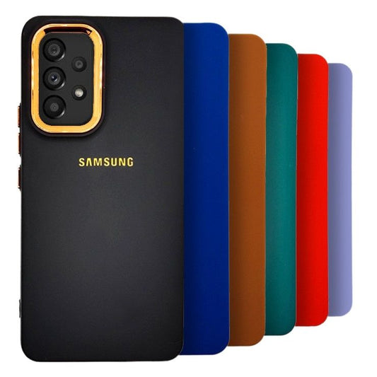 Gold Camera Protection Back Cover for Samsung A53 5G