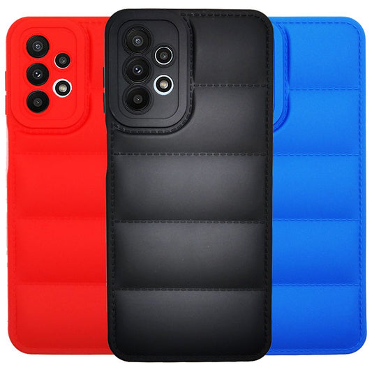 Puffer Case Jacket Cushion Back Cover for Samsung A23 4G