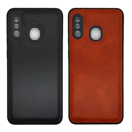 Luxury Leather Case Protection Phone Case Back Cover for Samsung A30 / A20