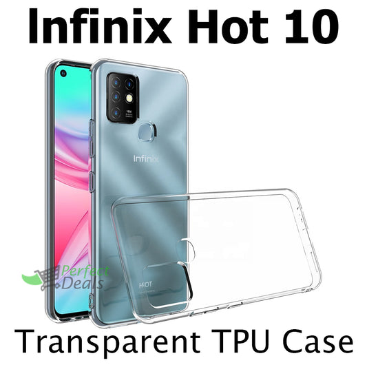 Transparent Clear Slim Case for infinix Infinix Hot 10