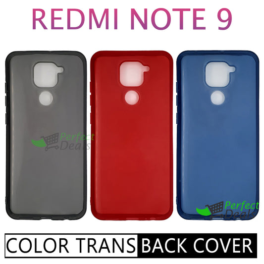Semi Transparent TPU Case for Redmi Note 9