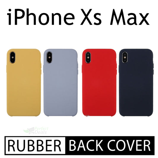 Slim Rubber fit back cover for iPhone Xs Max