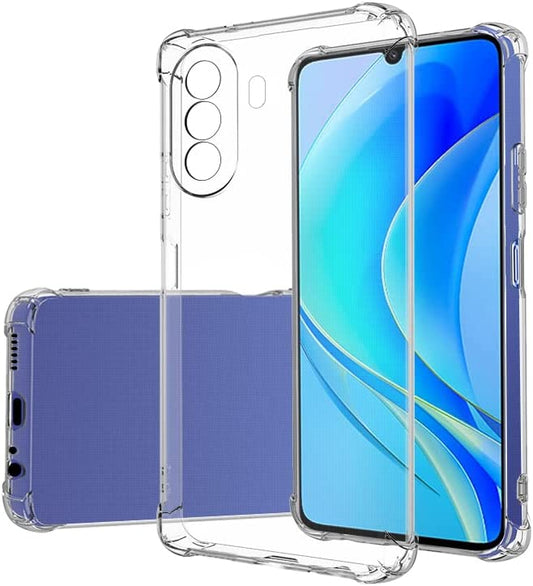 AntiShock Clear Back Cover Soft Silicone TPU Bumper case for Huawei nova Y70