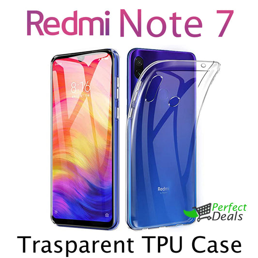 Transparent Clear Slim Case for New Redmi Note 7