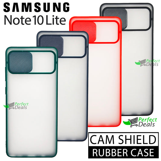 Camera Protection Slide PC+TPU case for Samsung Note 10 Lite
