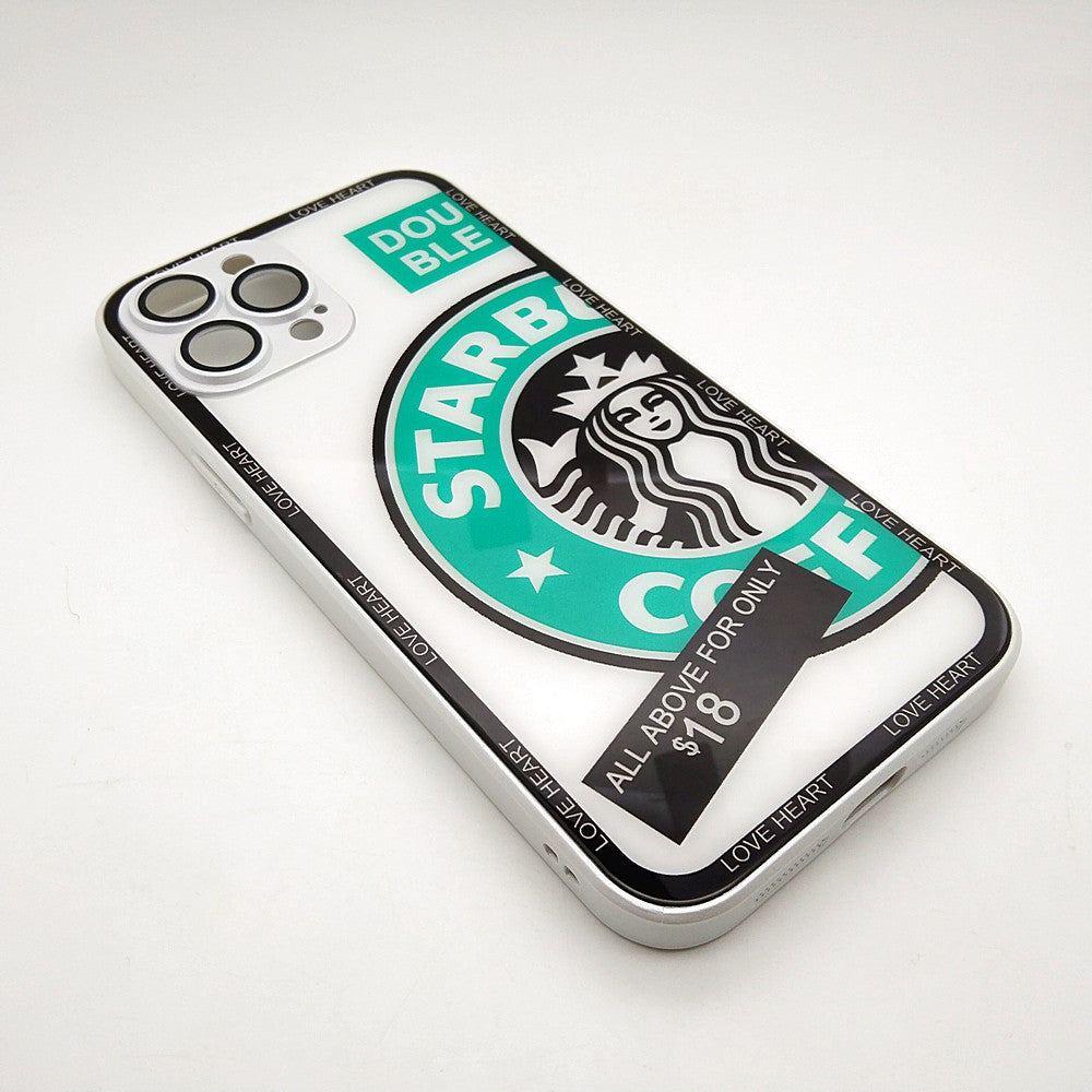 Starbucks Full Camera Lens Protective Hard Shel PC Case For apple iPhone 12 Pro Max